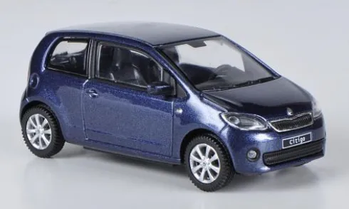 Skoda Citigo, dunkelblau, 2012, 1:43, Abrex