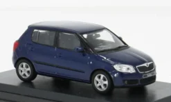 Skoda Fabia II, blau, 2006, 1:43, Abrex