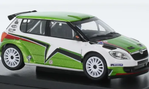 Skoda Fabia II FL S2000, 2011, Adell Mogul Racing Team, Skoda Motorsport Design, 1:43, Abrex