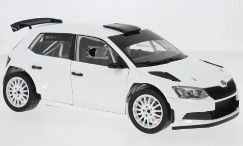 Skoda Fabia III R5, weiss, 2015, 1:18, Abrex