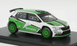 Skoda Fabia III R5, weiss/grün, 2015, 1:43, Abrex