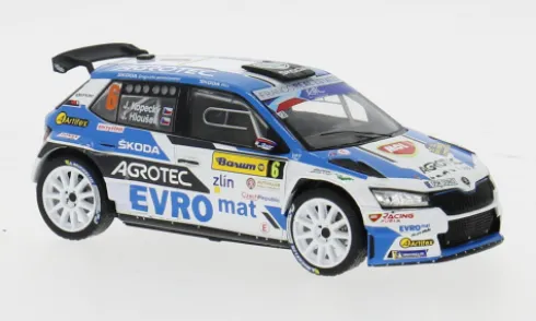 Skoda Fabia Rally2 EVO, Barum Rally Zlin, 2021, #6, J.Kopecky/J.Hlousek, 1:43, IXO
