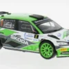 Skoda Fabia Rally2 EVO, Rallye Bohemia, 2021, #1, J.Kopecky/J.Hlousek, 1:43, IXO