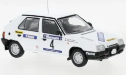 Skoda Favorit 136L, Rallye Valašskaá Zima, 1989, #4, L.Krecek/B.Motl, 1:43, IXO