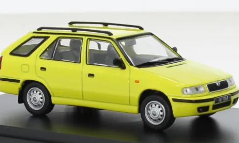 Skoda Felicia FL Combi, hellgelb, 1998, 1:43, Abrex