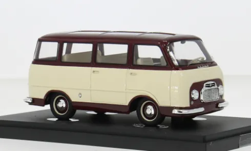 Skoda 979-I Prototype, dunkelrot/beige, 1956, 1:43, AutoCult
