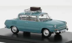 Skoda 1100MBX, blau, 1969, 1:43, Abrex