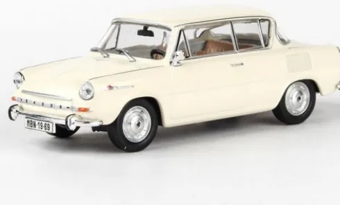 Skoda 1100MBX, hellbeige, 1969, 1:43, Abrex