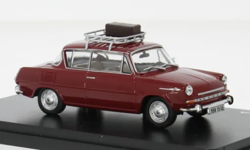 Skoda 1100MBX, rot, 1969, 1:43, Abrex