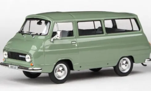 Skoda 1203 Mikrobus, helloliv, 1974, 1:43, Abrex