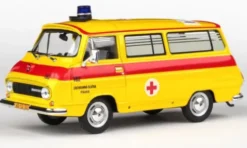 Skoda 1203 Mikrobus, 1974, Sanitka Zachranna Sluzba Praha (CZ), 1:43, Abrex