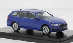 Skoda Octavia IV FL, blau, 2024, 1:43, Abrex