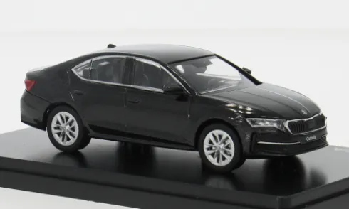Skoda Octavia IV FL, schwarz, 2024, 1:43, Abrex