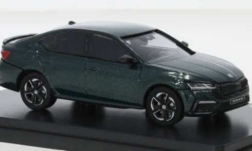 Skoda Octavia IV RS, dunkelgrün, 2020, 1:43, Abrex