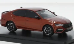 Skoda Octavia IV RS, dunkelorange, 2020, 1:43, Abrex