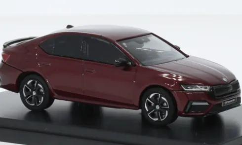 Skoda Octavia IV RS, dunkelrot, 2020, 1:43, Abrex