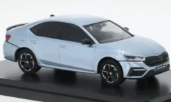 Skoda Octavia IV RS, hellblau, 2020, 1:43, Abrex