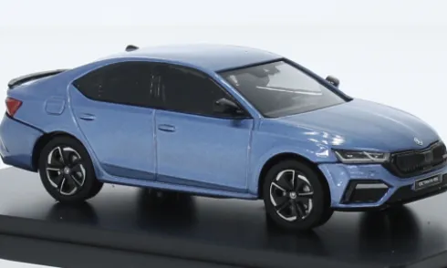 Skoda Octavia IV RS, hellblau, 2020, 1:43, Abrex