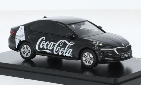 Skoda Octavia IV, schwarz, 2020, Coca Cola, 1:43, Abrex