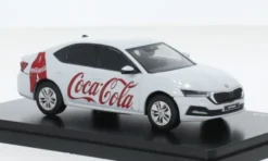 Skoda Octavia IV, weiss, 2020, Coca Cola, 1:43, Abrex