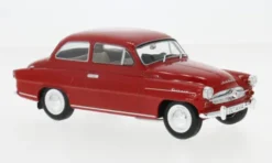 Skoda Octavia Super, rot, 1959, 1:24, WhiteBox