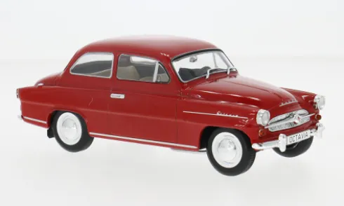 Skoda Octavia Super, rot, 1959, 1:24, WhiteBox