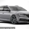 Skoda Superb, grau, 1:18, Solido
