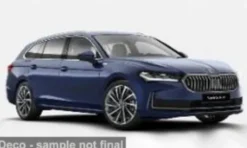 Skoda Superb II (3T) Combi, dunkelblau, 1:18, Solido