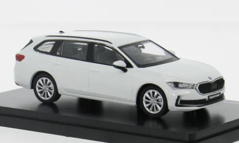 Skoda Superb IV, weiss, 2023, 1:43, Abrex