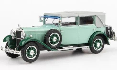 Skoda 860, türkis/dunkelgrün, 1932, 1:43, Abrex