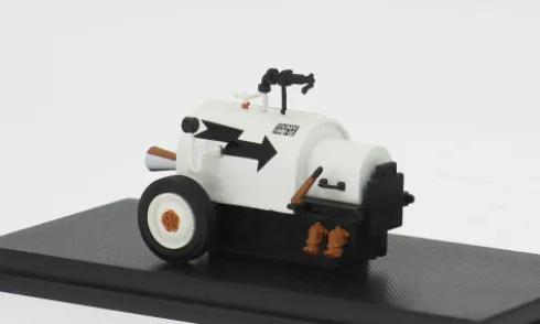 Skoda UVMV Steam Rocket, weiss/schwarz, 1972, 1:43, Abrex