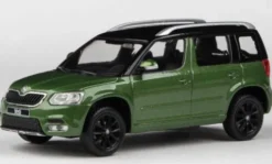 Skoda Yeti FL, grün/schwarz, 2013, 1:43, Abrex
