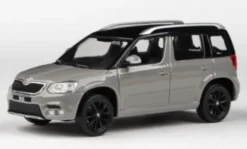 Skoda Yeti FL, hellgrau/schwarz, 2013, 1:43, Abrex