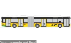 Solaris Urbino 18 electric, 2019, PostAuto (CH), 1:87, Rietze