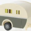Sportberger Wohnwagen, beige/grau, 1950, 1:87, Wiking