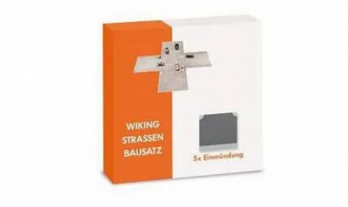 Strassen-Bausatz Einmündung (5 Stück), 1:87, Wiking