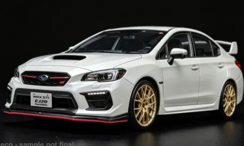 Subaru WRX STI EJ20, weiss, 1:18, Sun Star