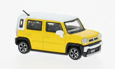 Suzuki Hustler, gelb/weiss, 2019, 1:64, BM Creations