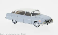 Tatra 603-2, hellgrau/weiss, 1963, 1:87, Brekina