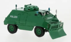 Thyssen UR-416 mit Räumschaufel, grün, 1975, Polizei (D), 1:87, BoS-Models