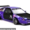 Toyota AE86 Sprinet Trueno Kaido Touge V1, violett/schwarz, 1983, 1:64, Mini GT