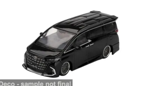 Toyota Alphard 40, schwarz, 2025, 1:64, Mini GT