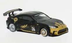 Toyota GR Supra, schwarz/gold, 2025, 1:64, Mini GT
