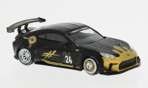 Toyota GR Supra, schwarz/gold, 2025, 1:64, Mini GT