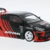 Toyota GR Yaris Pandem, schwarz/rot, Advan, 1:43, IXO