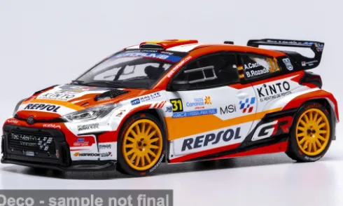 Toyota GR Yaris Rally2, Rally Islas Canaris, 2025, #31, A.Cachon/A.Dumand, 1:43, IXO