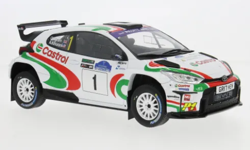 Toyota GR Yaris Rally2, Rally WM, Voyonic Grampian Forest Rally, 2024, #1, C.Ingram/A.Kihurani, 1:18, IXO