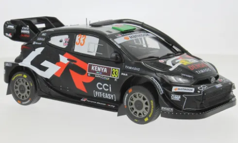 Toyota GR Yaris Rally1, Safari Rallye Kenia, 2025, #33, E.Evans/S.Martin, 1:18, IXO