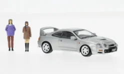 Toyota GT Four-ID with Figures, silber, 1:64, BM Creations