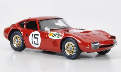 Toyota 2000 GT, GP Japan, 1966, #15, 1:43, HPI